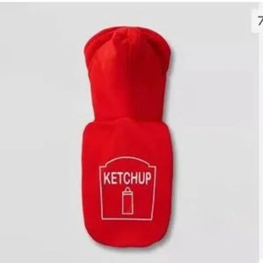 Hyde & Eek! Boutique Pet Ketchup Costume Extra Large XL‎ Dog Halloween